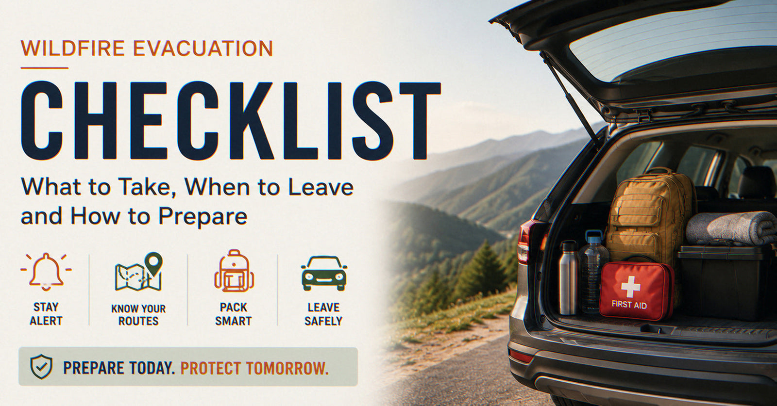 Wildfire Evacuation Checklist: What to Take, When to Leave and How to Prepare