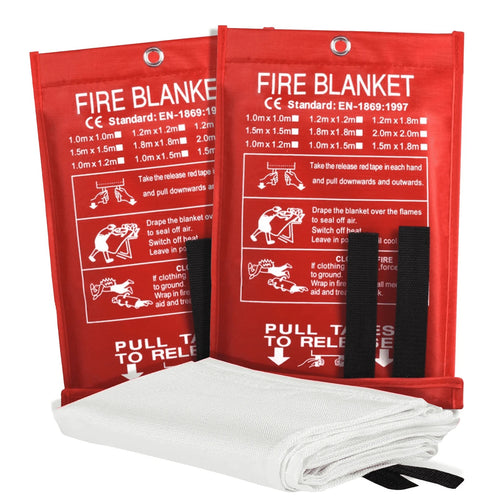 OUGIST Essential 40" × 40" Emergency Fire Blanket – product on a white background