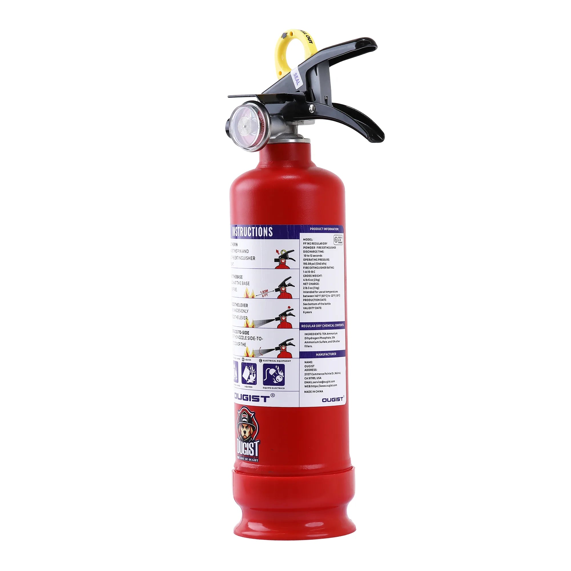 Professional 2.5 lb ABC Fire Extinguisher-3 | OUGIST