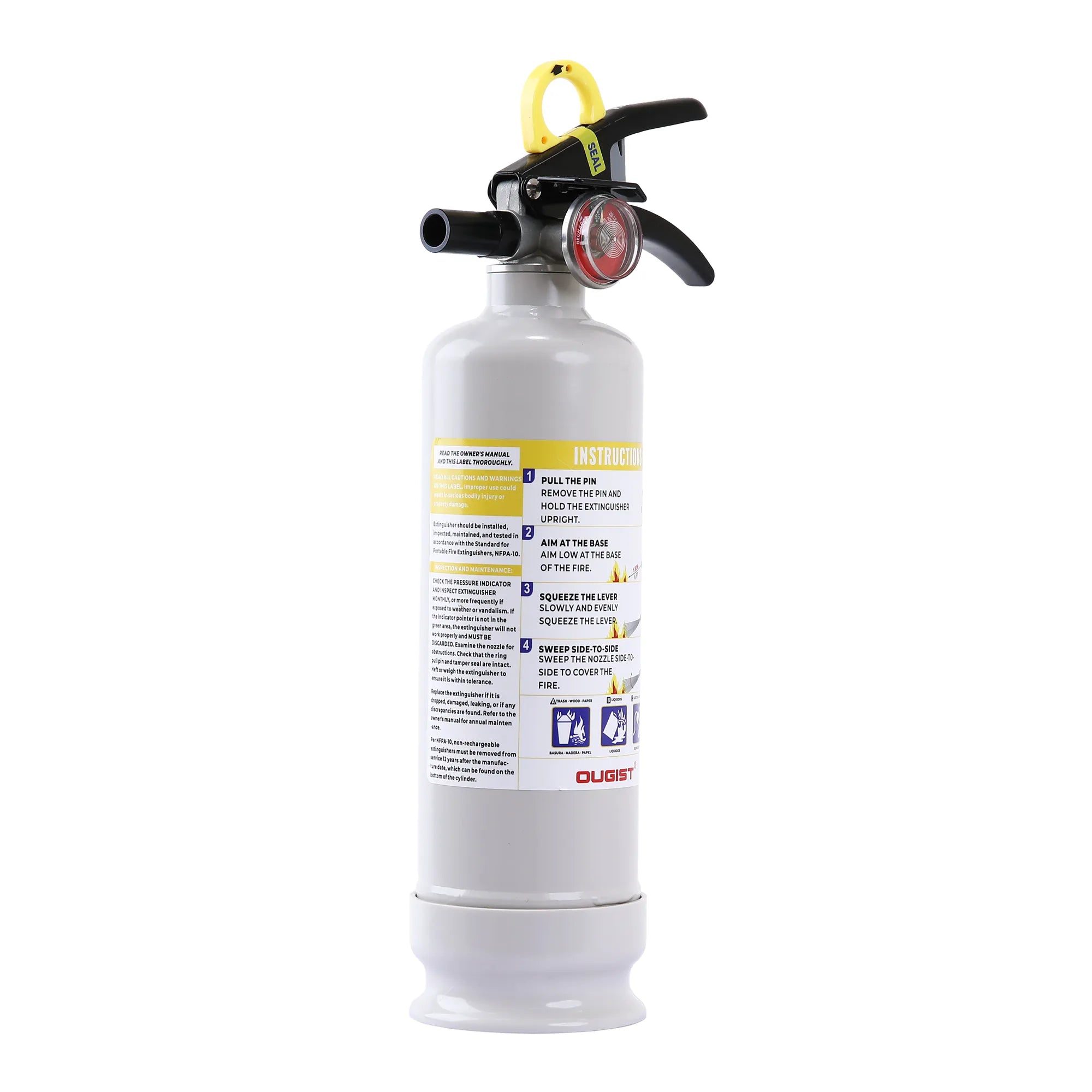 Compact 2.5 lb ABC Vehicle Fire Extinguisher