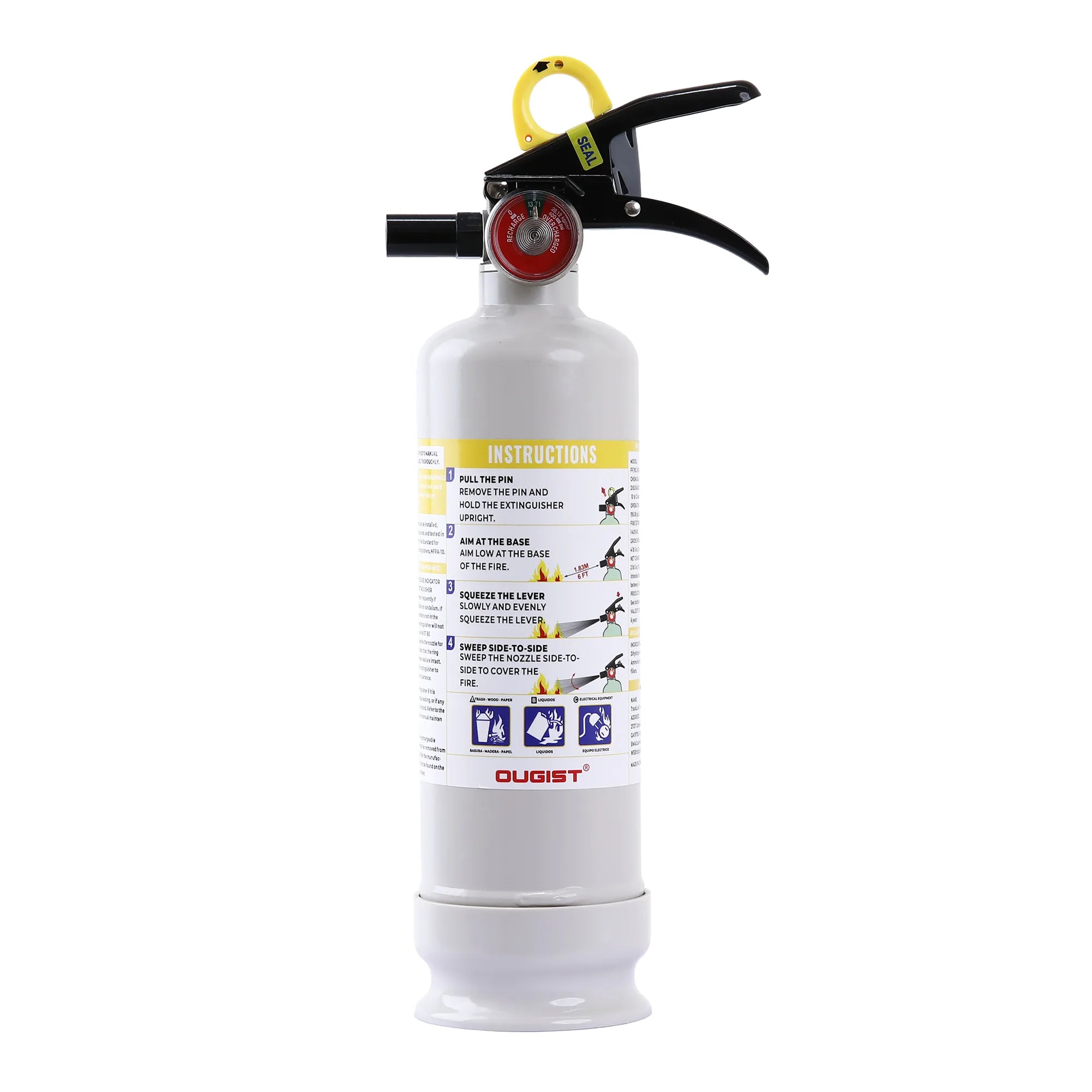 Compact 2.5 lb ABC Vehicle Fire Extinguisher