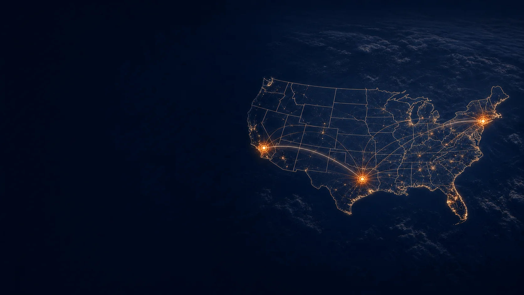 OUGIST fulfillment network across the United States